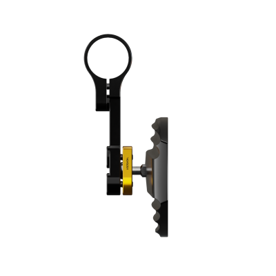 Retrovisor contrapeso de manillar HIGHSIDER pro Wave - negro/oro