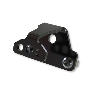 Luz de matrícula Holder HIGHSIDER pro S - negro - 1 pieza