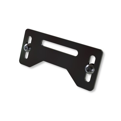 Placa de montaje HIGHSIDER pro - negro - 1 pieza