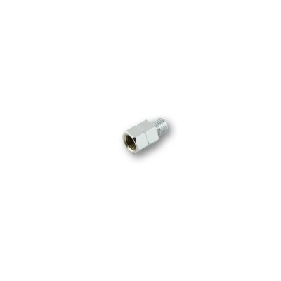 Adaptador de retrovisor HIGHSIDER smart de rosca derecha M10 a rosca izquierda M10 - cromado