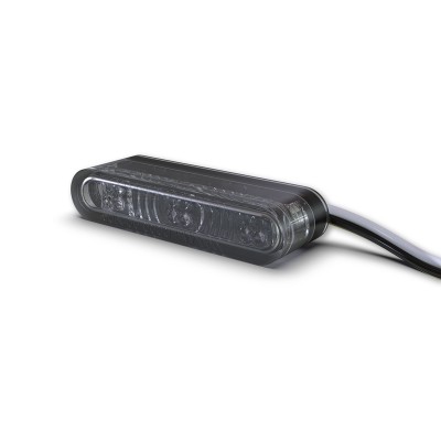 Intermitente/luz de posición LED HIGHSIDER pro Star-MX1 Pro Module 2in1 - cristal ahumado - homologado E - Pareja