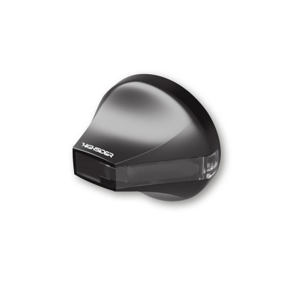 Contrapeso de manillar con intermitente LED HIGHSIDER pro Flight - cristal ahumado - homologado E - Pareja