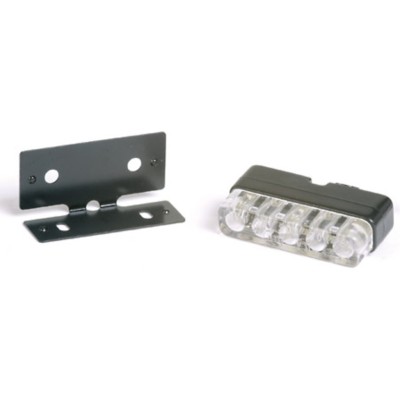 Luz de matrícula LED HIGHSIDER smart Mini - negro - 1 pieza