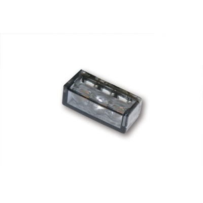 Intermitente LED HIGHSIDER smart Cube-H - cristal ahumado - homologado E - Pareja