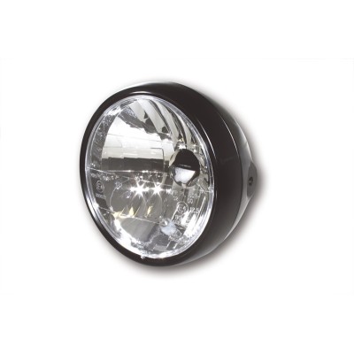 Faro delantero HIGHSIDER smart - 6 1/2 inch - negro - 1 pieza