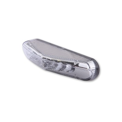 Piloto trasero LED HIGHSIDER smart - cristal transparente - homologado E - 1 pieza