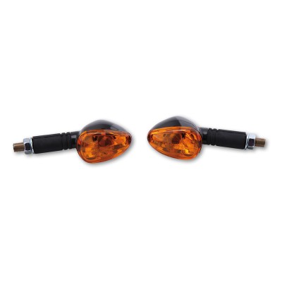 Intermitente HIGHSIDER smart Little Duke - cristal naranja - homologado E - Pareja
