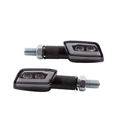 Intermitente/luz de posición LED HIGHSIDER smart Formula-TS 2in1 - cristal ahumado - homologado E - Pareja