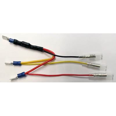 Resistencia HIGHSIDER smart - con adaptador de cable para piloto trasero LED - conector plano 6.3 mm