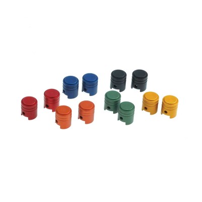 Tapas de válvula RFX Sport Series 2 unidades - pistón/verde