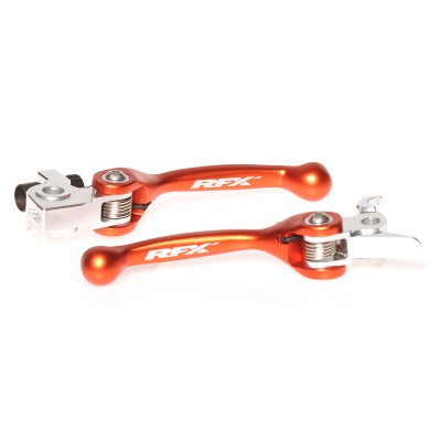 Juego de manetas flexibles forjadas RFX Race Series - naranja - frenos Brembo/embragues Brembo