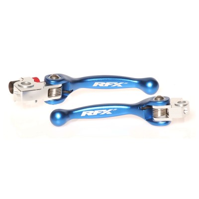 Juego de manetas flexibles forjadas RFX Race Series - azul