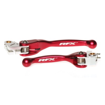 Juego de manetas flexibles forjadas RFX Race Series - rojo