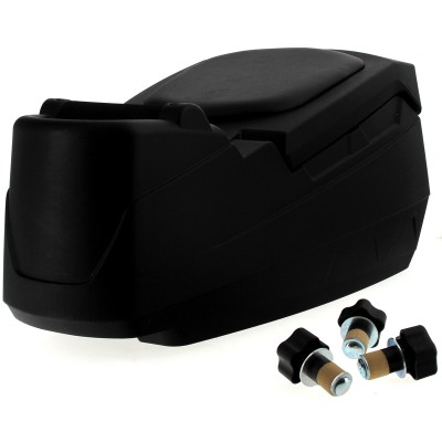 ART Twin Rear Cargo Box Solid Black 2x48L