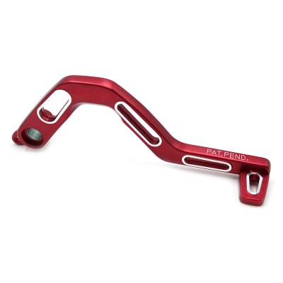 Pedal de freno V PARTS - Derbi aluminio rojo