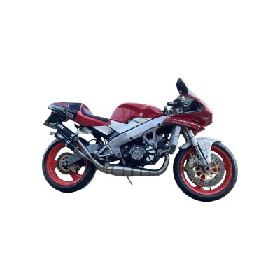 Escape SVK montado en una MITO 125 CON MOTOR RD350 BIG BORE