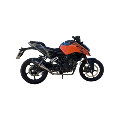 Escape SVK montado en una DUKE 125 2024