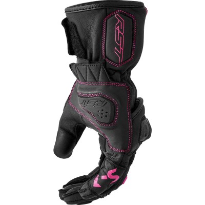 Guantes RST S1 mujer - negro/rosa