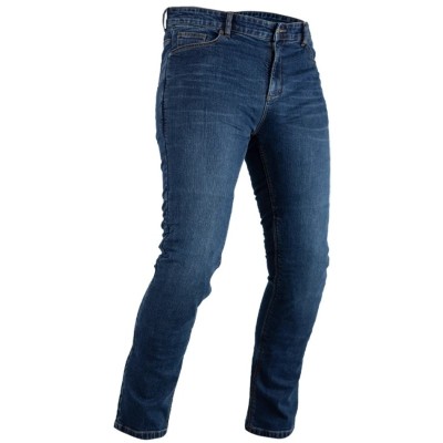 Pantalón textil reforzado con aramida RST Tapered-Fit CE hombre (pernera corta) - Azul