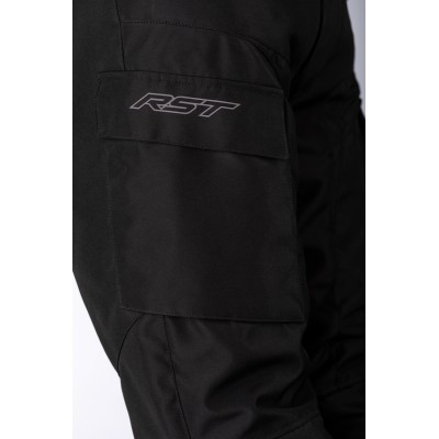 Pantalón Textil (Hombre) RST ALPHA 5 (Forro Extraible) CE Negro/Negro