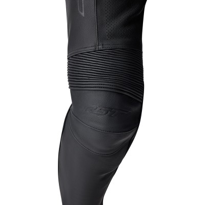 Pantalón de piel RST T2 D3O pernera corta - negro
