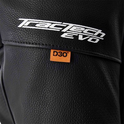 Chaqueta de piel RST Tractech Evo D3O - negro/blanco