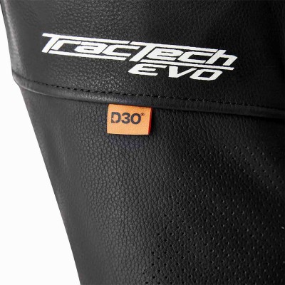 Chaqueta de piel RST Tractech Evo D3O - negro/azul