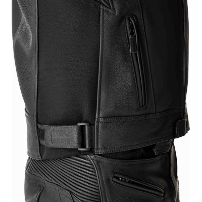 Chaqueta de piel RST Tractech Evo D3O - negro/azul