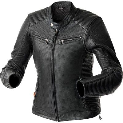 Chaqueta de piel RST Roadster Air D3O mujer - negro