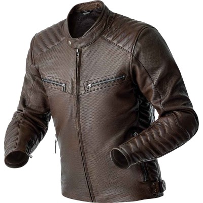 Chaqueta de piel RST Roadster Air D3O - marrón