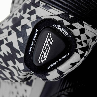 Mono de piel RST Pro Series D3O Airbag - negro/plata