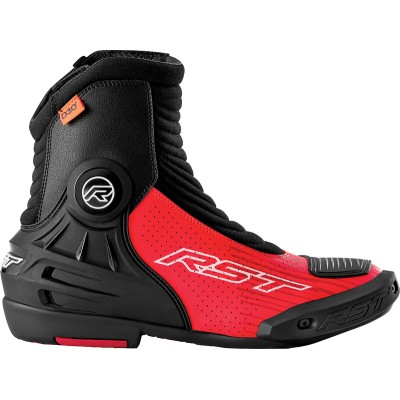 Botas RST TracTech Evo D3O Short - Negro/Rojo Fluo