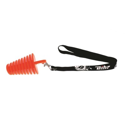 Tapón escape BIHR 2 tiempos naranja Ø14 à 37mm