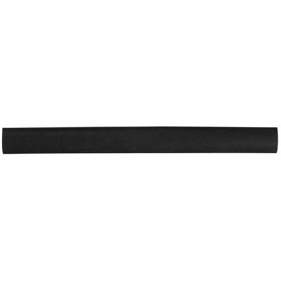 25 manguitos de tubo termorretráctil Ø6,4mm 10cm negro