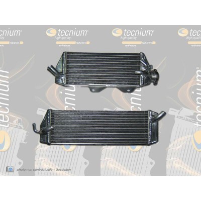 Radiador de aluminio soldado standard derecho
