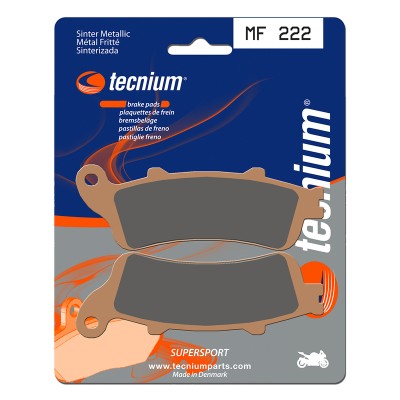 Pastillas de freno Tecnium MF222 Sinterizadas deportivas