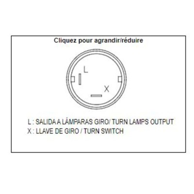 Relé de intermitencia TECNIUM 2 terminales 12V