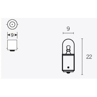 Lámpara TECNIUM T85 12V 4W - 10 uds