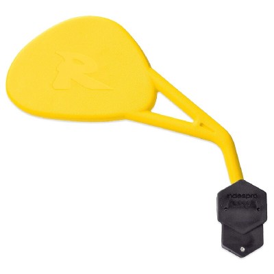 Retrovisor derecho universal V PARTS Enduro R (homologado) con brida Amarillo