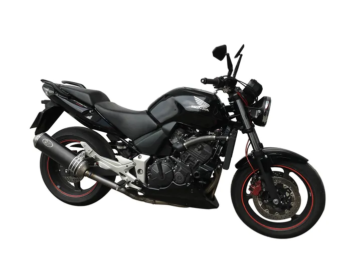 Moto HONDA CBF 600 07 con un escape Turbo Kit montado