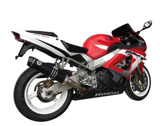 Moto HONDA CBR 900  91 - 01 con un escape Turbo Kit montado