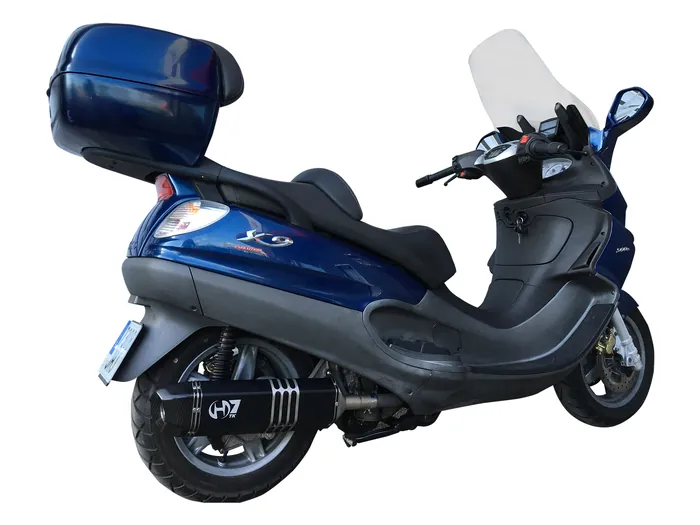 Moto PIAGGIO X9 500 (01-02) con un escape Turbo Kit montado