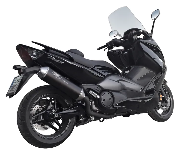 Moto YAMAHA TMAX 500 08-12 con un escape Turbo Kit montado